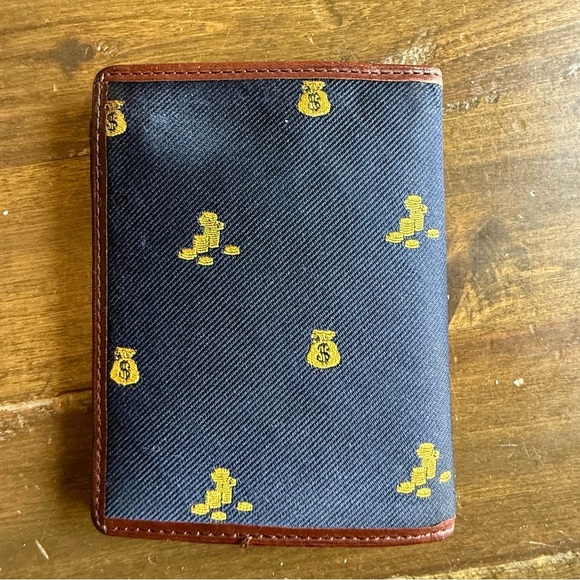 Polo Ralph Lauren Bi-Fold Wallet Embroidered Coin Money Leather Card Holder - Picture 2 of 7